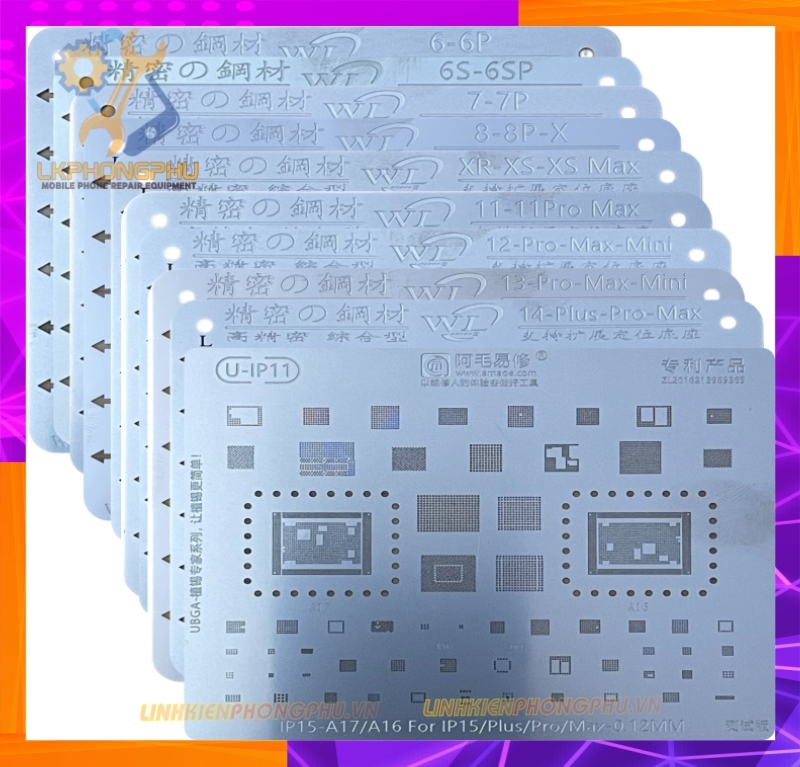 Vỉ làm chân iPhone WL ( Trắng ) Từ 6G - 15ProMax