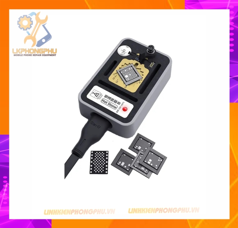 Đế nhiệt cạo keo IC CPU A - Ram - Ổ Cứng HOT STONE MEGA-IDEAD Nhiệt độ 220°-240° 