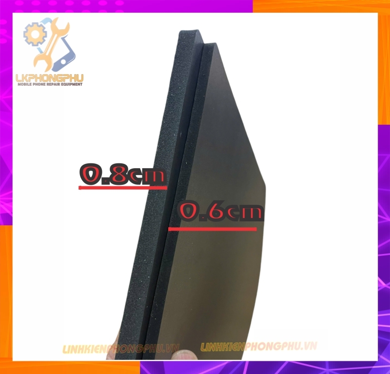 Tấm Su Lót Thần Thánh Chuyên dùng cho máy Ép Kính Dày 0.6 và 0.8mm ( 19.4 x 25cm)