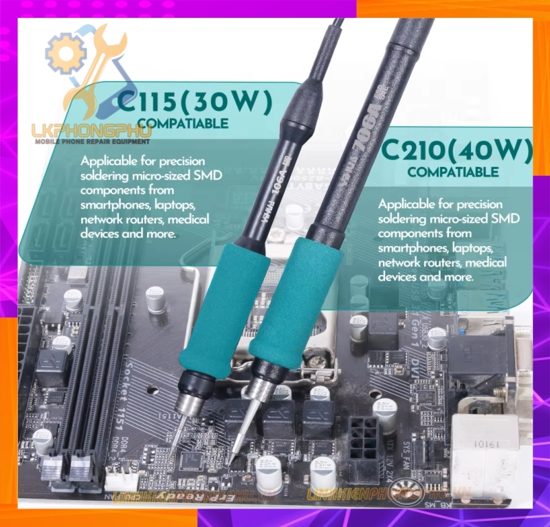 Yihua C210 Ersatzgriff 706A für Lötkolben