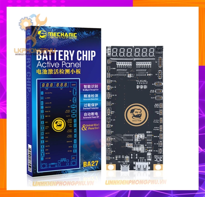 Mạch Kích Pin Mechanic BA27 Kích Từ 5G-13ProMax 