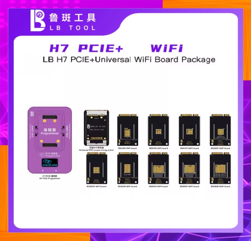 Luban H7 PCIE 4.0 Programmer vs Module WiFi Universal Board Package