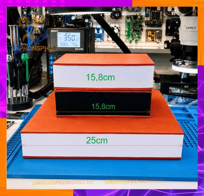 Đế Kê Lót Vệ Sinh Keo Màn Hình 25x20x4.7cm - 15.8x11x4.7cm
