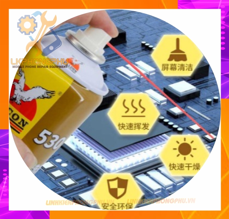 Nước lau Falcon 530 Ver I mùi nhẹ Chim Ó huyền thoại Zin chính hãng
