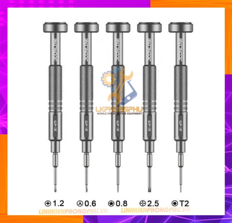 Bộ Tuavit 3D JC 675 JCONLINE ( Bộ 5 cây ) 