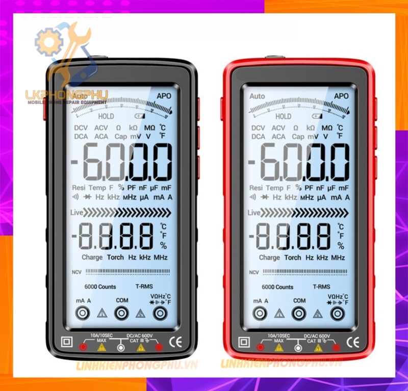 Đồng Hồ Đo Số Tự Động Chuyển Thang Đo ANENG 681 Pro Ver Mới Nhất