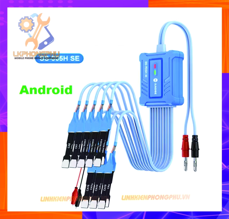 Dây cấp nguồn Sunshine All iPhone 6G-16Pro Max SS-905K vs All Android SS-905H SE