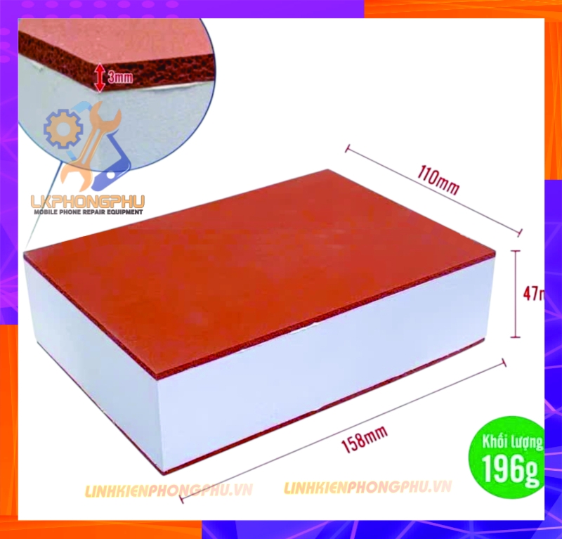 Đế Kê Lót Vệ Sinh Keo Màn Hình 25x20x4.7cm - 15.8x11x4.7cm