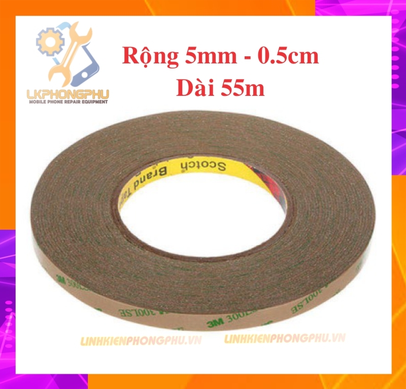 Keo 3M 300lSE 2 mặt Japan xịn sò 2mm / 4mm / 5mm / 6mm / 8mm
