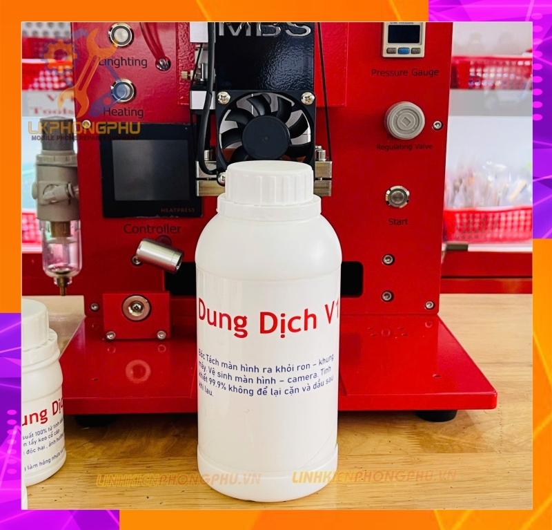 Dung dịch tẩy keo cổ cáp , keo màn hình, tách benzen, tách lưng V1-V2-V3