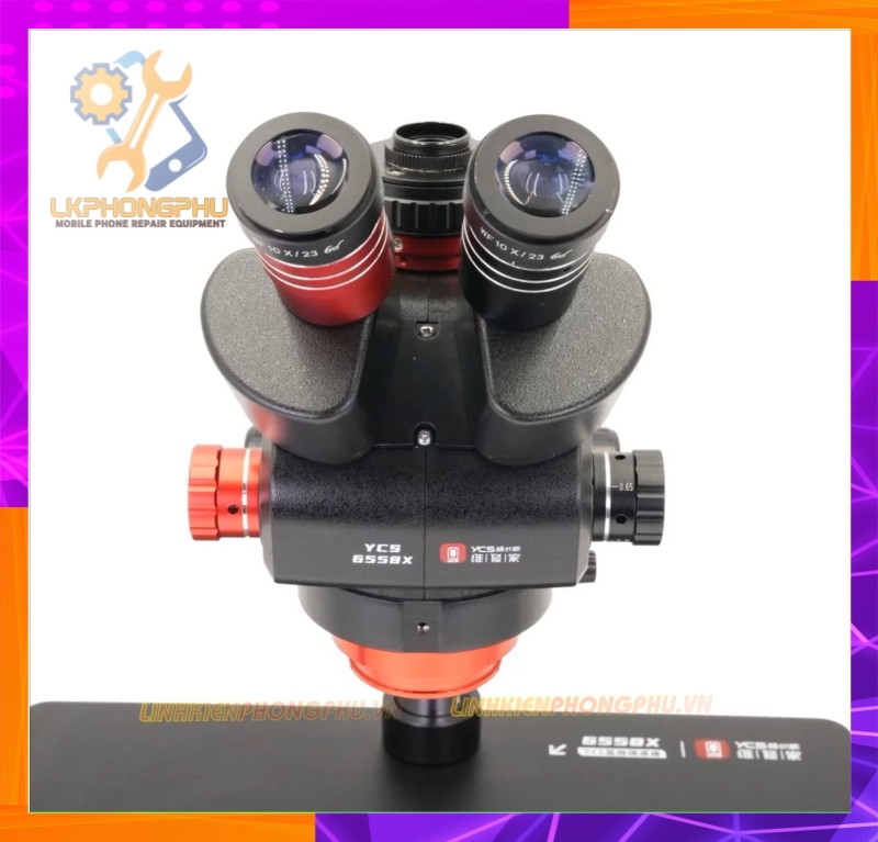 Kính hiển vi 3 mắt YCS 6558X ( Full Phụ Kiện ) - Chưa Kèm Cam