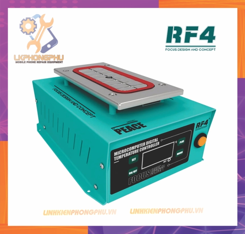 Bàn Nhiệt cắt kính 8inch RF4 RF-Peace