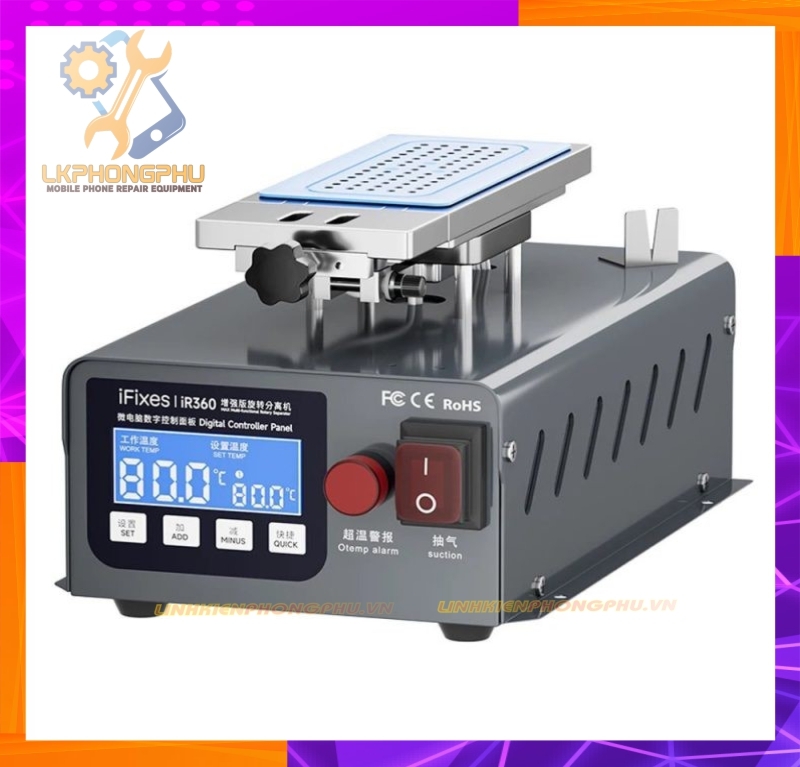 Máy Cắt Kính iFixes  iR360 Xoay 360° (Hút Cực Mạnh)
