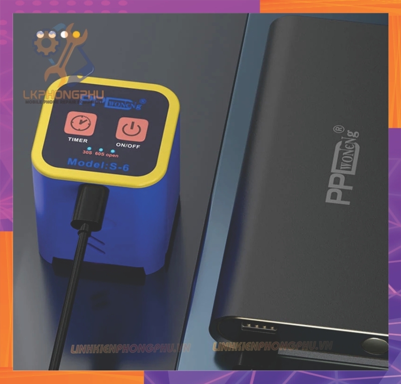 Đèn sấy khô keo UV PPD WoNeNg S-6 Pro