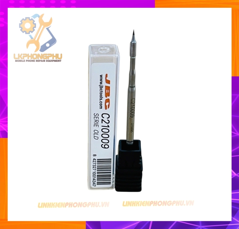 Mũi hàn Chính hãng JBC C210 Đóng lại đầu tại nhà máy hàng tuyển chọn ( Cong / Cắt / Thẳng )