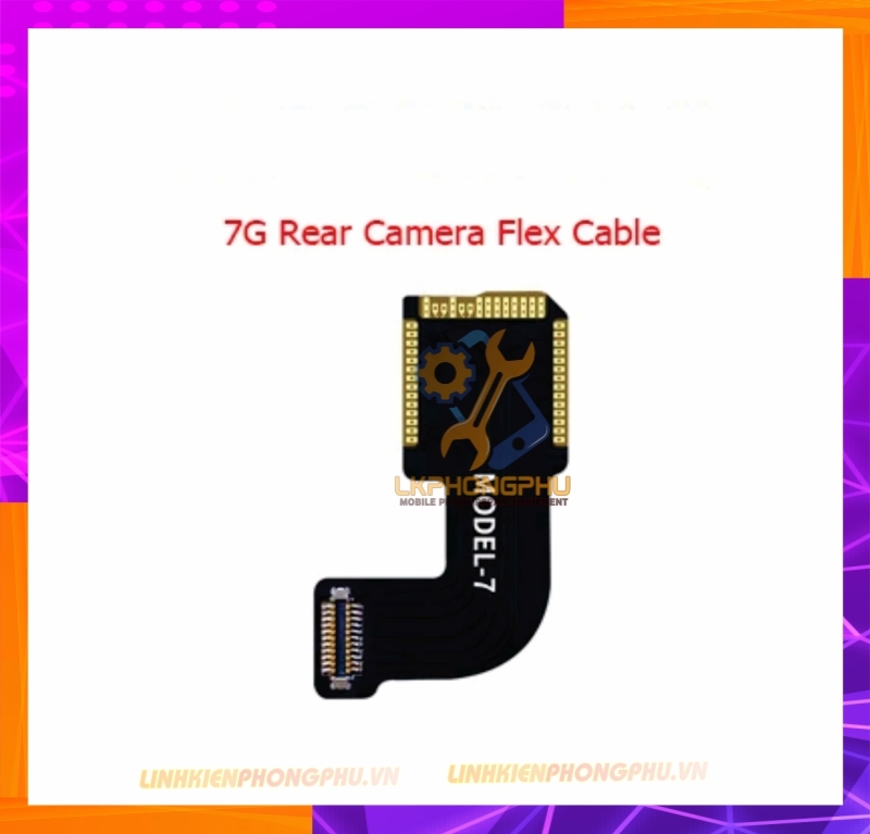 Cáp Mạch hàn 2 mặt thay thế Camera Sau iPhone: 7G - 8G - XS / XSMax Hãng AiXun