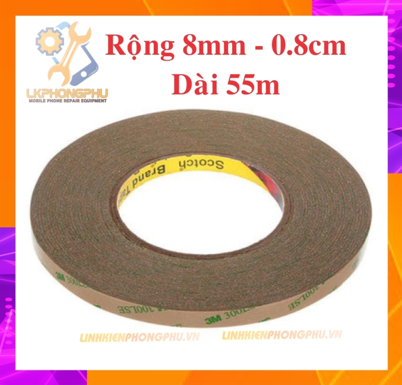 Keo 3M 300lSE 2 mặt Japan xịn sò 2mm / 4mm / 5mm / 6mm / 8mm