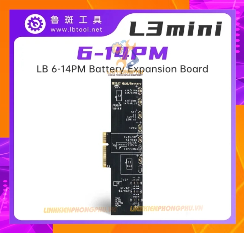 Box Luban L3mini sửa Pin, sửa Face , sửa Camera, Truetone....