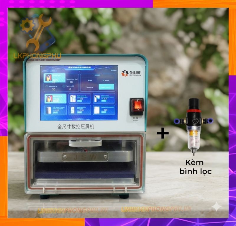 Máy ép kính JSW PRO (6 kênh nhớ riêng biệt)
