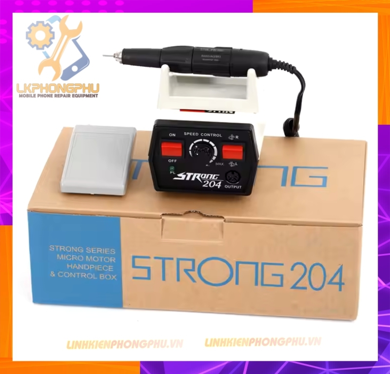 Máy Mài điện Mini Micromotor Strong 204 CS 35K-55K RPM