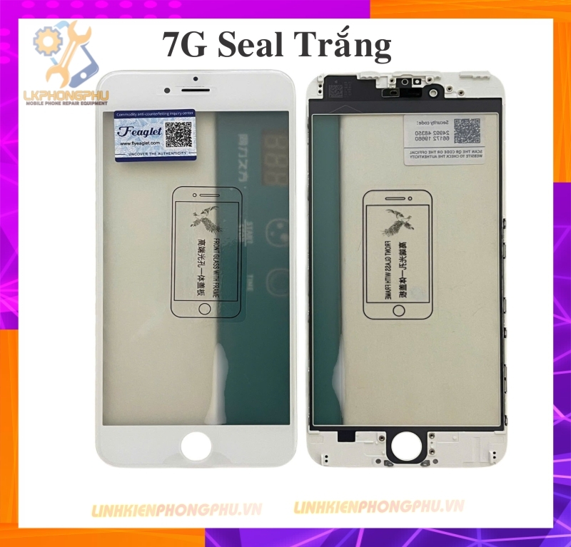 Kính Ép Màn Hình iPhone Từ 5G đến 8Plus Seal Xanh và Seal Trắng Hãng Đại Bàng 