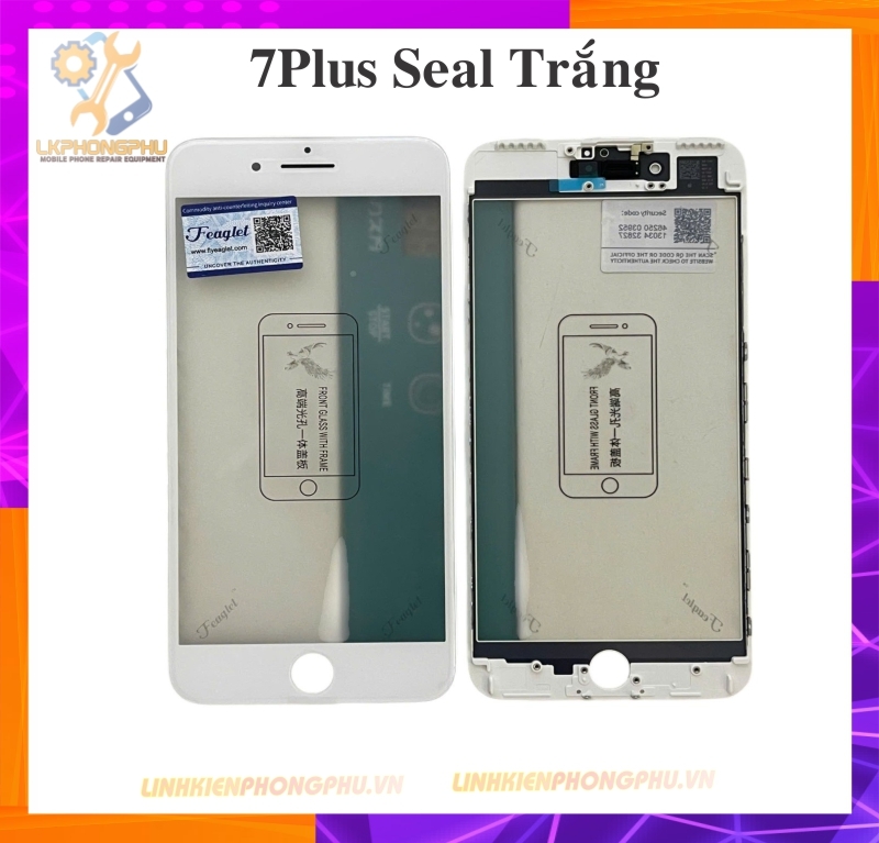 Kính Ép Màn Hình iPhone Từ 5G đến 8Plus Seal Xanh và Seal Trắng Hãng Đại Bàng 