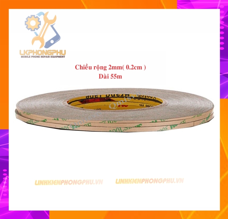 Keo 3M 300lSE 2 mặt Japan xịn sò 2mm / 4mm / 5mm / 6mm / 8mm
