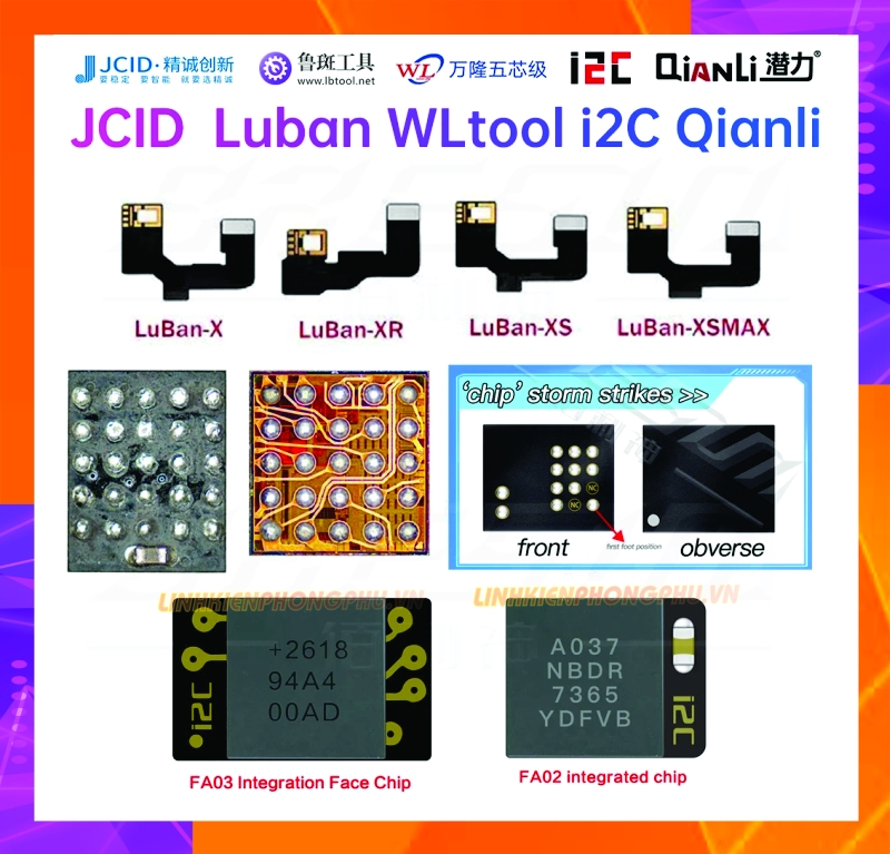 Cáp Sửa Face ID Luban Truyền Thống: X - 12ProMax