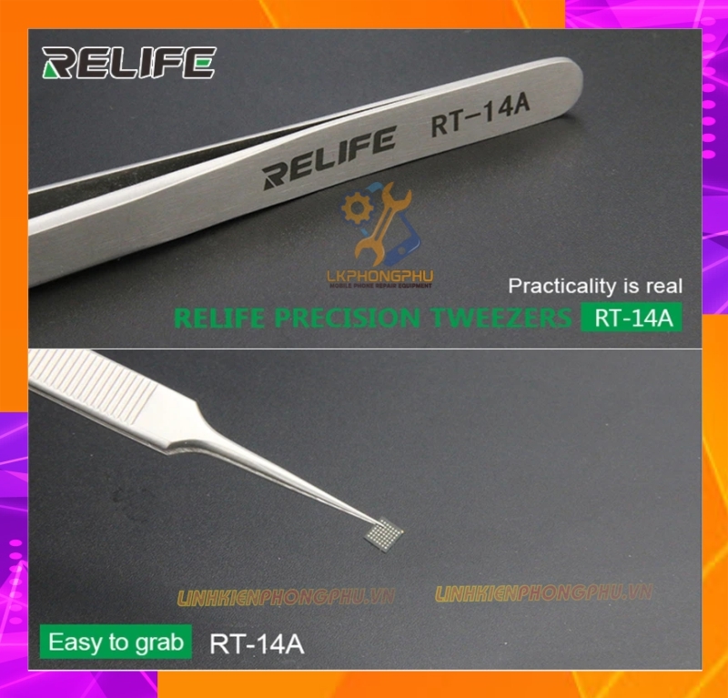 Nhíp Relife RL-14SA Cong và RL-14A Thẳng