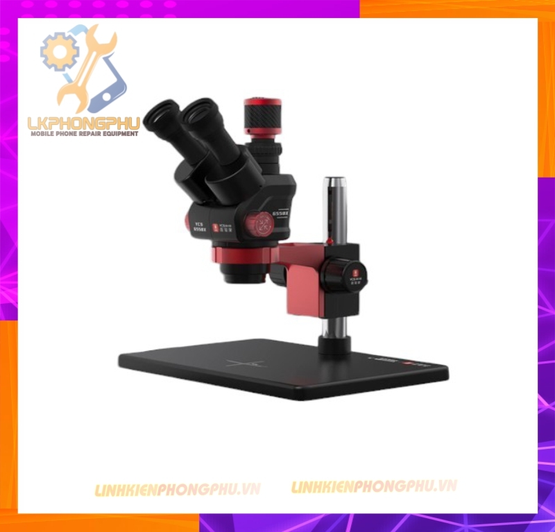 Kính Hiển Vi 3 Mắt YCS Yang Chang Shun 6558X ( Kèm đèn ) - Chưa Kèm Cam