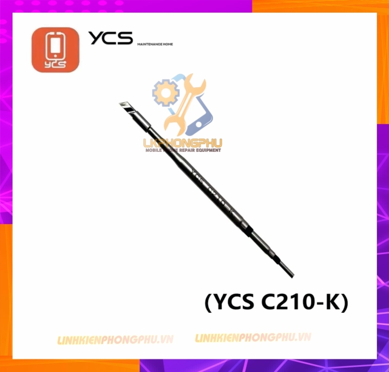 Mũi hàn JBC thương hiệu YCS C210  ( Cong / Cắt / Thẳng )
