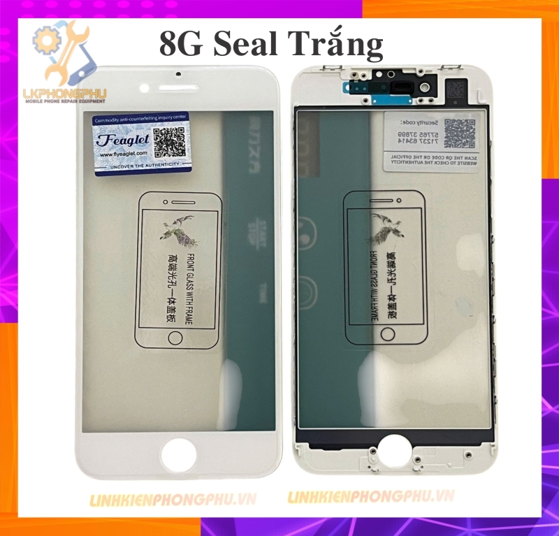 Kính Ép Màn Hình iPhone Từ 5G đến 8Plus Seal Xanh và Seal Trắng Hãng Đại Bàng 