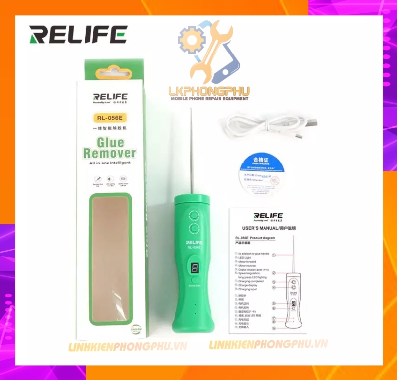 Máy vệ sinh keo Relife RL-056E
