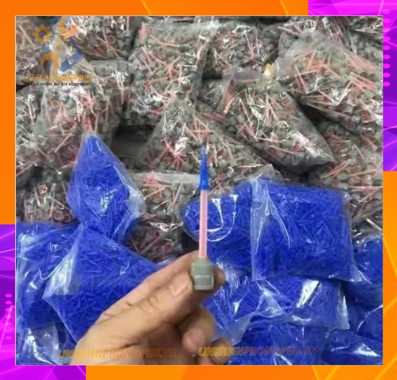 Combo bộ  súng bơm keo 2 TP. Keo Devcon. 10 Đầu trộn keo
