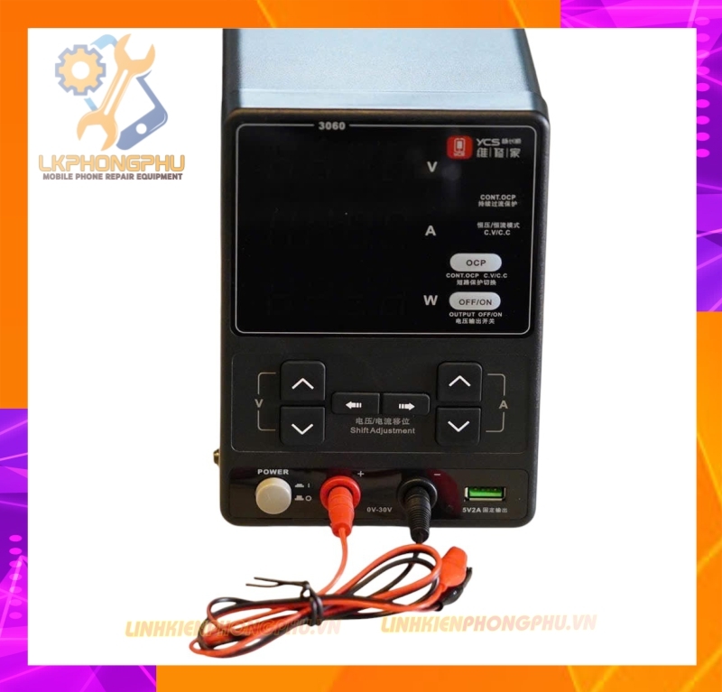 Đồng hồ cấp nguồn 4 số YCS 3060 30V-6A 180W