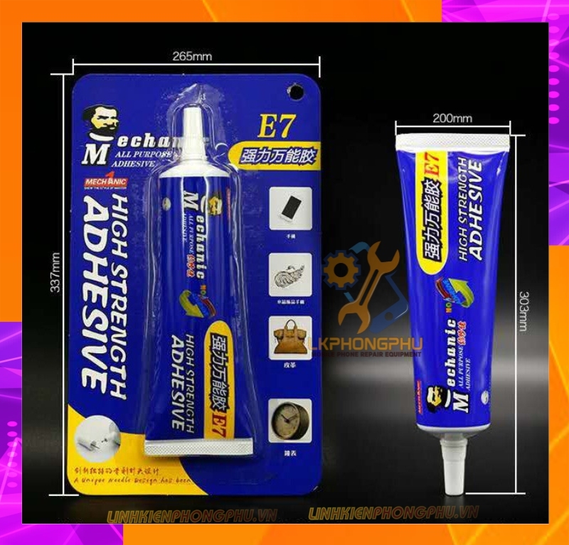 Keo MECHANIC E7 (Trong 50ml Nhanh Khô, Chống Nước)