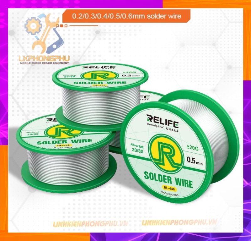 Chi cuộn Relife RL-440 - 0.2 / 0.3 / 0.4 / 0.5 / 0.6mm x 55m