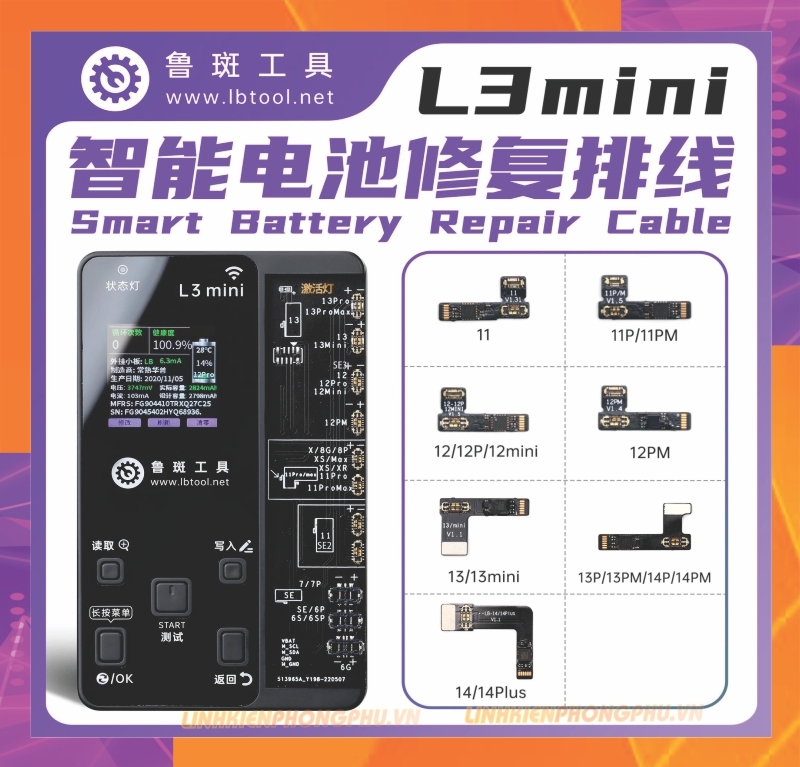 Cáp Fix % Pin Luban 11 - 15ProMax