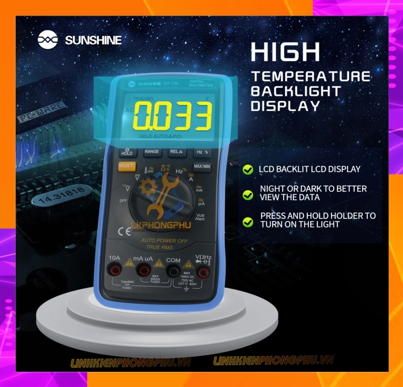 Đồng hồ đo Số Sunshine DT-17N
