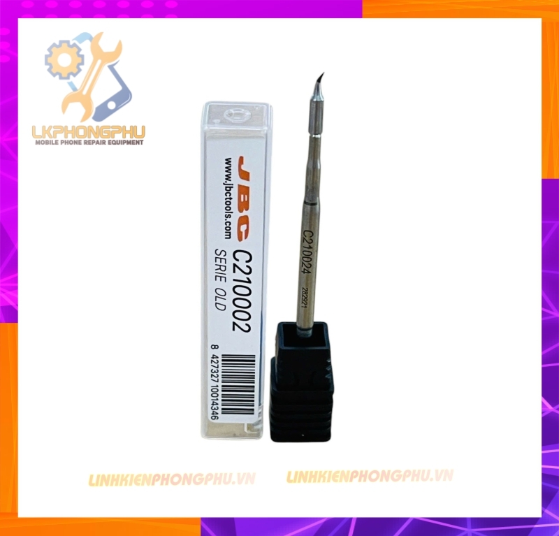 Mũi hàn Chính hãng JBC C210 Đóng lại đầu tại nhà máy hàng tuyển chọn ( Cong / Cắt / Thẳng )