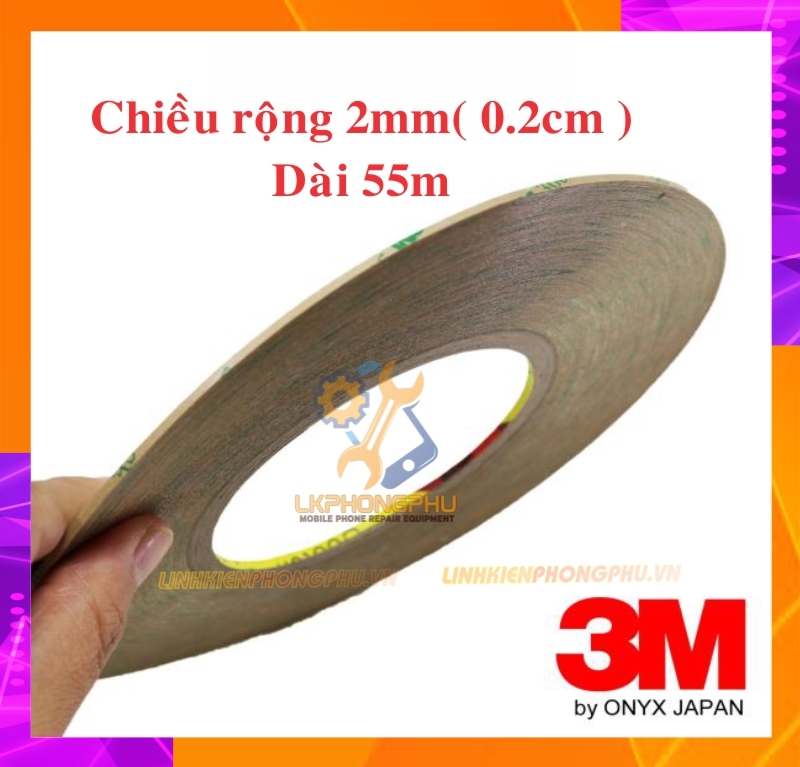Keo 3M 300lSE 2 mặt Japan xịn sò 2mm / 4mm / 5mm / 6mm / 8mm