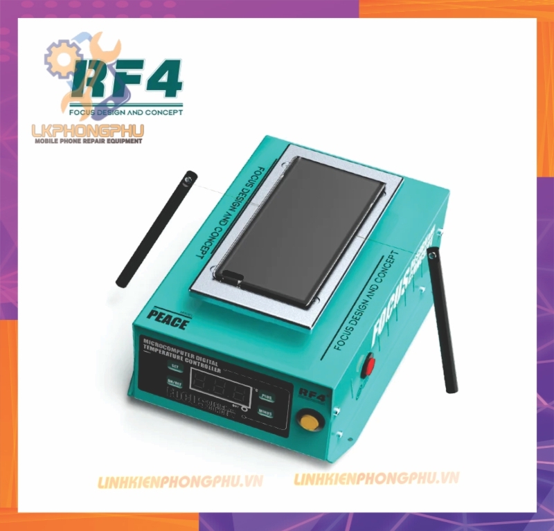 Bàn Nhiệt cắt kính 8inch RF4 RF-Peace