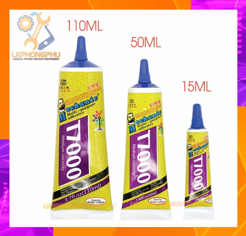 Keo T7000 màu đen 50ml - 110ml