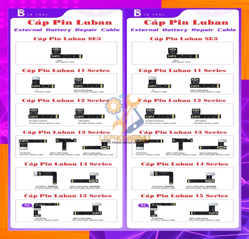 Cáp Fix % Pin Luban 11 - 15ProMax