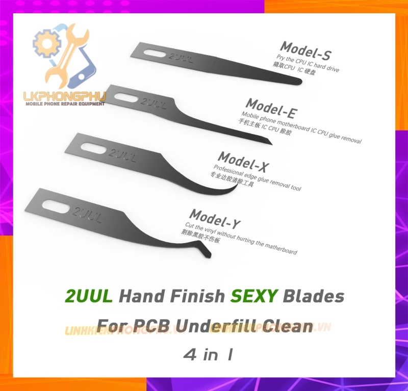 Bộ Tool Cán Dao Kèm Lưỡi Dao Làm IC 2UUL Tool Is Cool