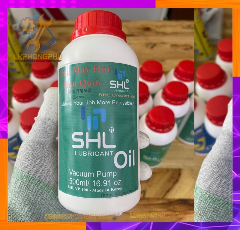 Dầu Thay Cho Máy Hút Chân Không ( Hãng ) Value và Hãng SHL Korea ( Shlasean ) Hàn Quốc