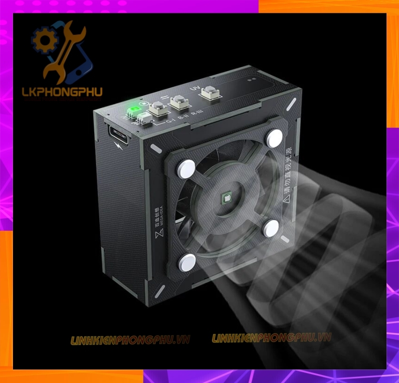 Quạt Hút Khói Kèm Đèn UV QIANLI MEGA-IDEA 2 in 1 Taichi Turbo