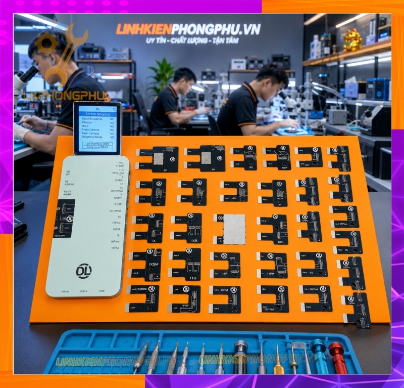 Box Test Kiểm tra Màn Hình cảm ứng DL400Pro Test Full IP 6G-16PRM vs Android (hỗ trợ test 1125 model)