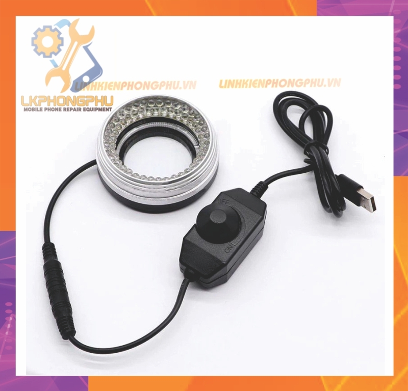Đèn Led Chống Bụi Kính Hiển Vi 72 Bóng Siêu Sáng(Có Adapter Chỉnh Sáng Tối)