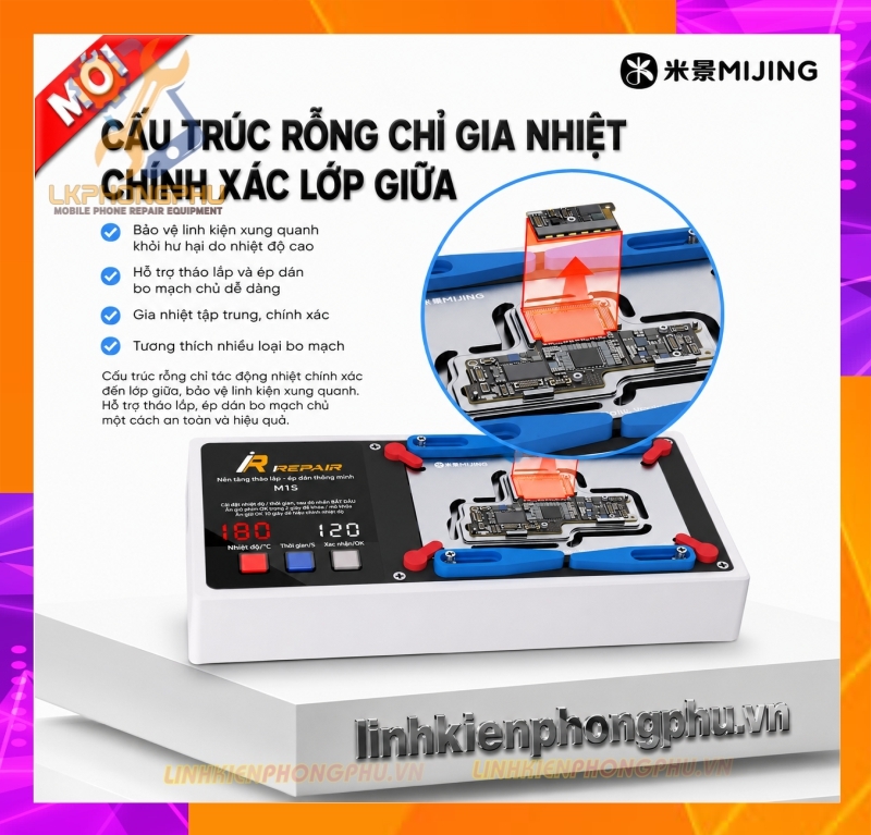 Bộ Khuôn Rỗng Đế Gia Nhiệt Tách Ghép Main Mijing MS1 New 2026 ( 11-17PM )